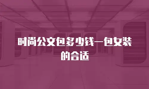 时尚公文包多少钱一包女装的合适