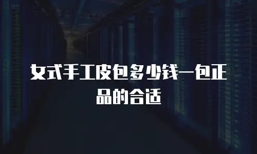 女式手工皮包多少钱一包正品的合适