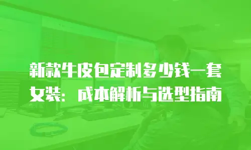 新款牛皮包定制多少钱一套女装：成本解析与选型指南