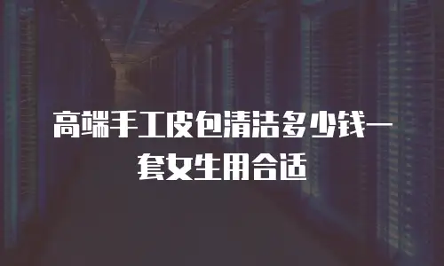 高端手工皮包清洁多少钱一套女生用合适