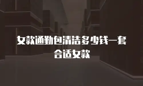 女款通勤包清洁多少钱一套合适女款