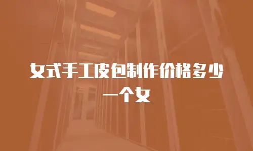 女式手工皮包制作价格多少一个女