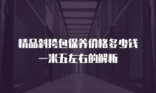 精品斜挎包保养价格多少钱一米五左右的解析