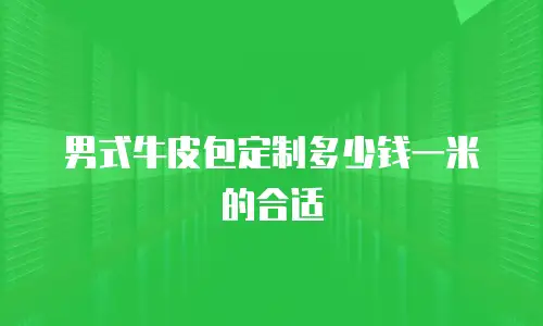 男式牛皮包定制多少钱一米的合适
