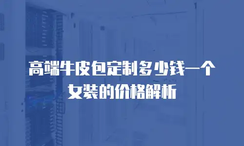 高端牛皮包定制多少钱一个女装的价格解析