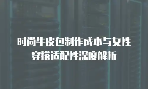 时尚牛皮包制作成本与女性穿搭适配性深度解析
