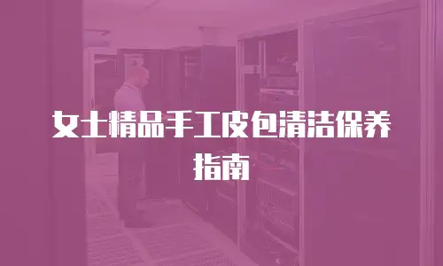 女士精品手工皮包清洁保养指南