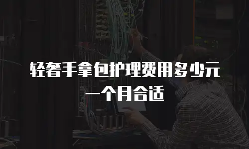 轻奢手拿包护理费用多少元一个月合适