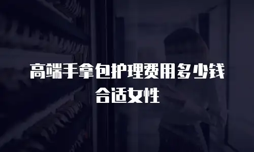 高端手拿包护理费用多少钱合适女性