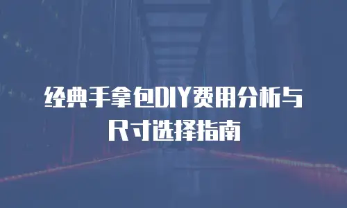 经典手拿包DIY费用分析与尺寸选择指南