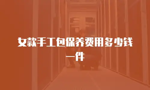 女款手工包保养费用多少钱一件