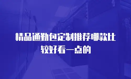 精品通勤包定制推荐哪款比较好看一点的
