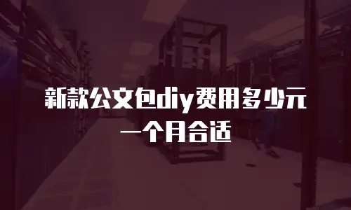 新款公文包diy费用多少元一个月合适