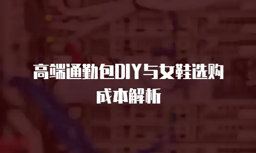 高端通勤包DIY与女鞋选购成本解析