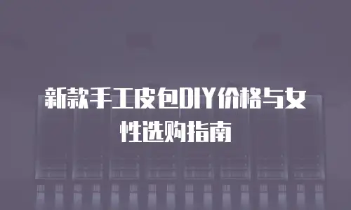 新款手工皮包DIY价格与女性选购指南