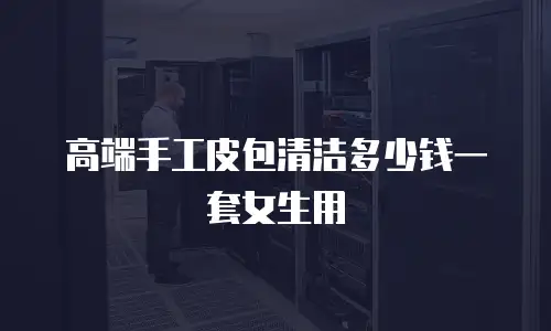 高端手工皮包清洁多少钱一套女生用