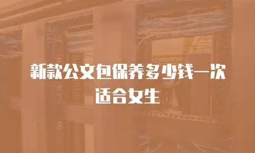 新款公文包保养多少钱一次适合女生