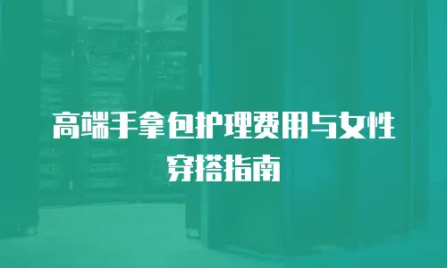 高端手拿包护理费用与女性穿搭指南
