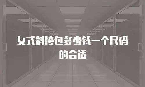 女式斜挎包多少钱一个尺码的合适