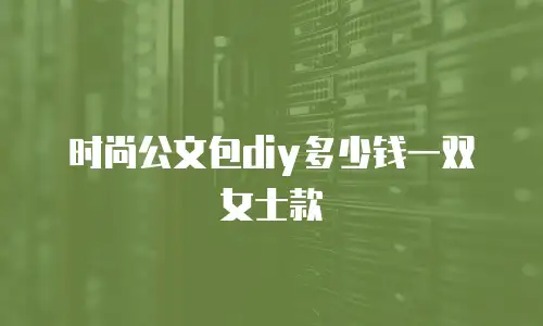 时尚公文包diy多少钱一双女士款