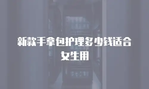 新款手拿包护理多少钱适合女生用