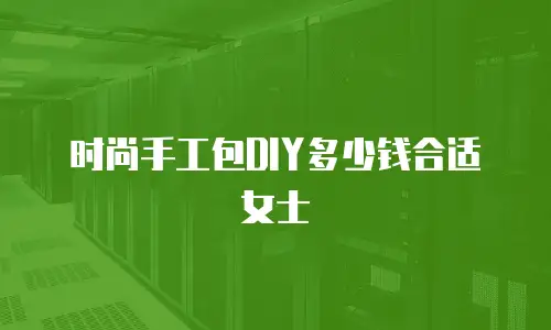 时尚手工包DIY多少钱合适女士