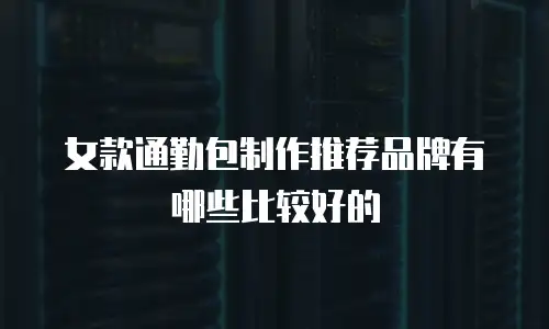 女款通勤包制作推荐品牌有哪些比较好的