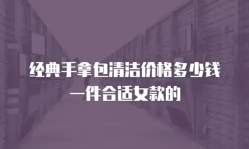 经典手拿包清洁价格多少钱一件合适女款的