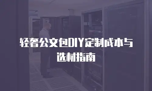 轻奢公文包DIY定制成本与选材指南