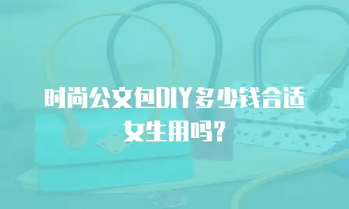 时尚公文包DIY多少钱合适女生用吗？