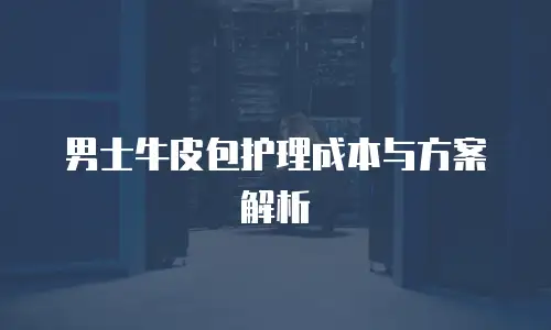 男士牛皮包护理成本与方案解析