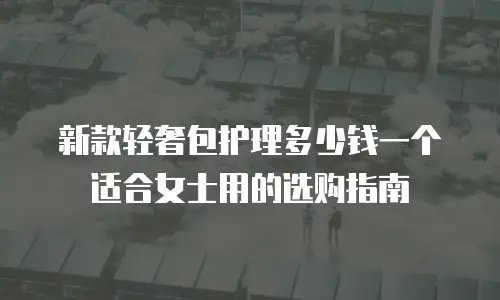 新款轻奢包护理多少钱一个适合女士用的选购指南