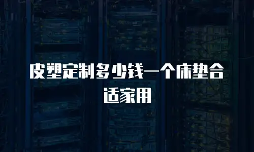 皮塑定制多少钱一个床垫合适家用