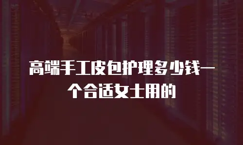 高端手工皮包护理多少钱一个合适女士用的