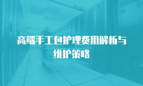 高端手工包护理费用解析与维护策略