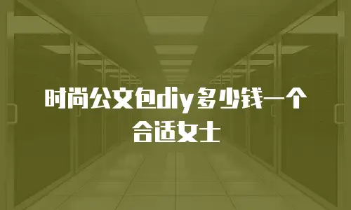时尚公文包diy多少钱一个合适女士