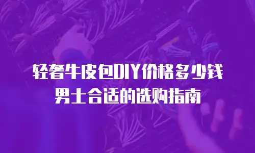 轻奢牛皮包DIY价格多少钱男士合适的选购指南