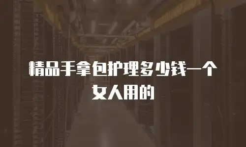 精品手拿包护理多少钱一个女人用的