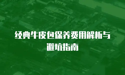 经典牛皮包保养费用解析与避坑指南