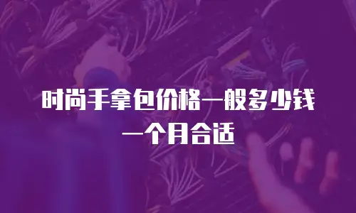 时尚手拿包价格一般多少钱一个月合适