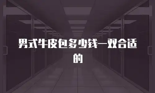 男式牛皮包多少钱一双合适的
