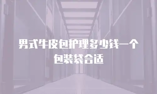 男式牛皮包护理多少钱一个包装袋合适
