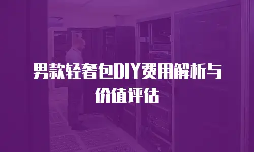 男款轻奢包DIY费用解析与价值评估