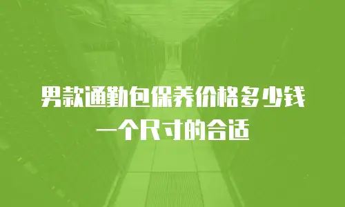 男款通勤包保养价格多少钱一个尺寸的合适