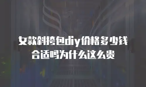 女款斜挎包diy价格多少钱合适吗为什么这么贵