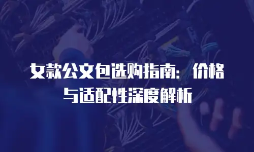 女款公文包选购指南：价格与适配性深度解析