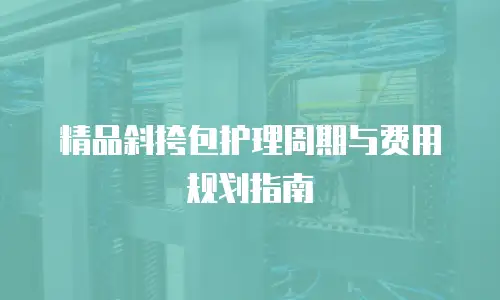 精品斜挎包护理周期与费用规划指南