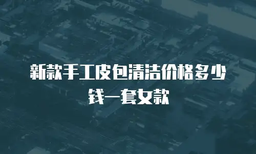 新款手工皮包清洁价格多少钱一套女款