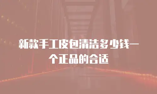 新款手工皮包清洁多少钱一个正品的合适