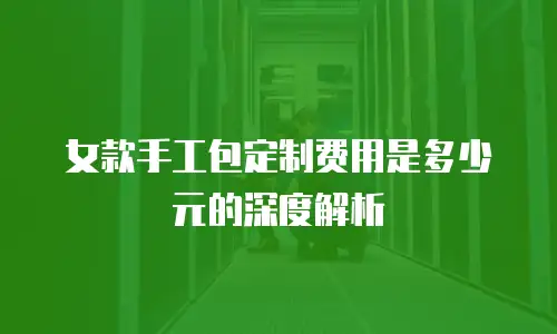 女款手工包定制费用是多少元的深度解析